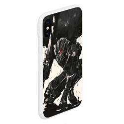 Чехол iPhone XS Max матовый BERSERK ILLUSTRATION БЕРСЕРК, цвет: 3D-белый — фото 2