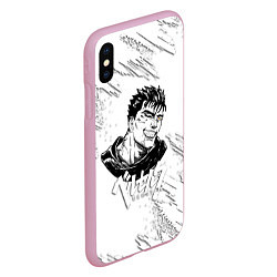 Чехол iPhone XS Max матовый БЕРСЕРК ИЛЛЮСТРАЦИЯ BERSERK, цвет: 3D-розовый — фото 2