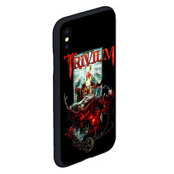 Чехол iPhone XS Max матовый Trivium - Endless Night, цвет: 3D-черный — фото 2