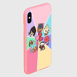 Чехол iPhone XS Max матовый TOCA BOCA WORLD HEROES ТОКА БОКА, цвет: 3D-баблгам — фото 2