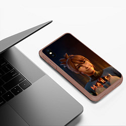 Чехол iPhone XS Max матовый Милаха Марси, цвет: 3D-коричневый — фото 2