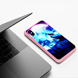 Чехол iPhone XS Max матовый МОЛЧАНИЕ ЛУНЫ, цвет: 3D-баблгам — фото 2