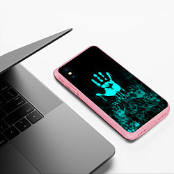 Чехол iPhone XS Max матовый WE KNOW NEON LOGO, цвет: 3D-баблгам — фото 2