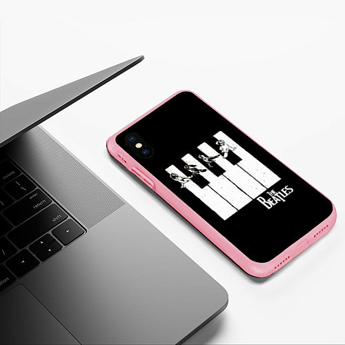 Чехол iPhone XS Max матовый THE BEATLES ЗНАМЕНИТАЯ КАРТИНКА / 3D-Баблгам – фото 3