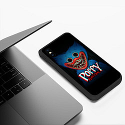 Чехол iPhone XS Max матовый Poppy Playtime, цвет: 3D-черный — фото 2