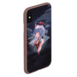 Чехол iPhone XS Max матовый Гань Юй в примогеме, цвет: 3D-коричневый — фото 2