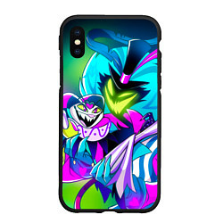 Чехол iPhone XS Max матовый Асмодей, Asmodeus, Адский босс, цвет: 3D-черный