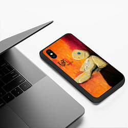 Чехол iPhone XS Max матовый Issues - Korn, цвет: 3D-черный — фото 2