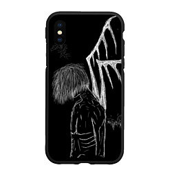 Чехол iPhone XS Max матовый Dead Ghoul, цвет: 3D-черный