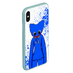 Чехол iPhone XS Max матовый POPPY PLAYTIME BLUE ИГРА ПОППИ ПЛЕЙТАЙМ ХАГГИ ВАГГ, цвет: 3D-мятный — фото 2