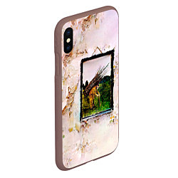 Чехол iPhone XS Max матовый Led Zeppelin IV - четвёртый студийный альбом, цвет: 3D-коричневый — фото 2