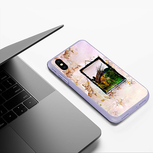 Чехол iPhone XS Max матовый Led Zeppelin IV - четвёртый студийный альбом / 3D-Светло-сиреневый – фото 3