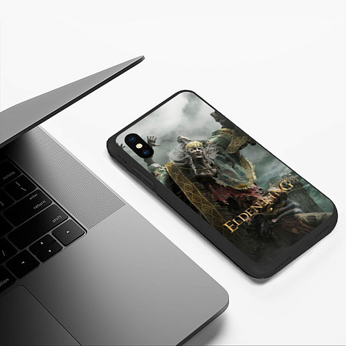 Чехол iPhone XS Max матовый Elden Ring - Ведьма / 3D-Черный – фото 3