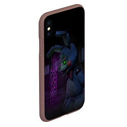 Чехол iPhone XS Max матовый BONNIE BROKEN, цвет: 3D-коричневый — фото 2