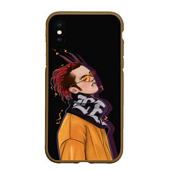 Чехол iPhone XS Max матовый Gone Fludd on style, цвет: 3D-коричневый