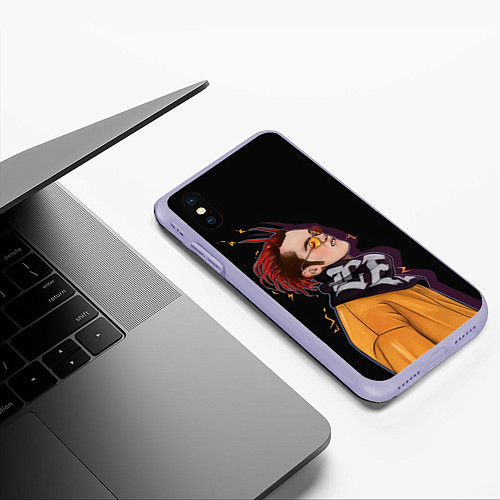 Чехол iPhone XS Max матовый Gone Fludd on style / 3D-Светло-сиреневый – фото 3