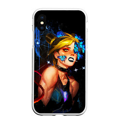 Чехол iPhone XS Max матовый Jojo Stone Ocean Jolyne cujoh