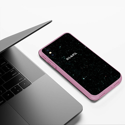 Чехол iPhone XS Max матовый Невежество - блаженство / 3D-Розовый – фото 3