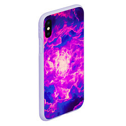 Чехол iPhone XS Max матовый ВЕЧНЫЙ РАЙ, цвет: 3D-светло-сиреневый — фото 2