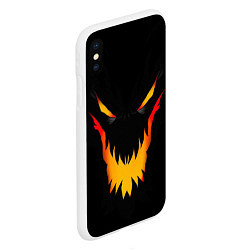 Чехол iPhone XS Max матовый DOTA 2 BLACK SHADOW FIEND ТЕНЬ, цвет: 3D-белый — фото 2