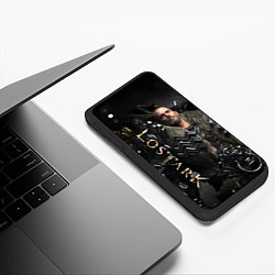 Чехол iPhone XS Max матовый LOST ARK Destroyer, цвет: 3D-черный — фото 2