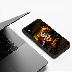 Чехол iPhone XS Max матовый DOTA 2 JUGGERNAUT ЮРНЕРО, цвет: 3D-черный — фото 2