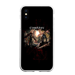 Чехол iPhone XS Max матовый Code Vein - Вампиры, цвет: 3D-белый