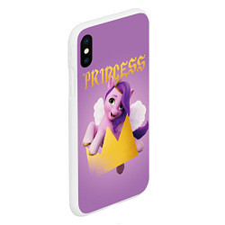 Чехол iPhone XS Max матовый Princess Pipp Petals, цвет: 3D-белый — фото 2