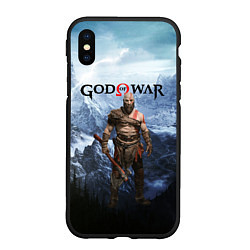 Чехол iPhone XS Max матовый Великий God of War Z, цвет: 3D-черный