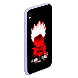 Чехол iPhone XS Max матовый Hunter x Hunter - Gon Furikusu, цвет: 3D-светло-сиреневый — фото 2