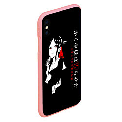 Чехол iPhone XS Max матовый Кагуя Синомия - Kaguya-sama: Love Is War, цвет: 3D-баблгам — фото 2