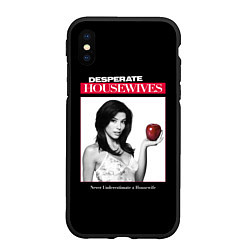 Чехол iPhone XS Max матовый Desperate Housewives Eva Longoria, цвет: 3D-черный