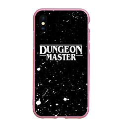 Чехол iPhone XS Max матовый DUNGEON MASTER ГАЧИМУЧИ GACHIMUCHI, цвет: 3D-розовый