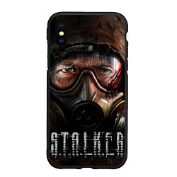 Чехол iPhone XS Max матовый Stalker Zonе, цвет: 3D-черный
