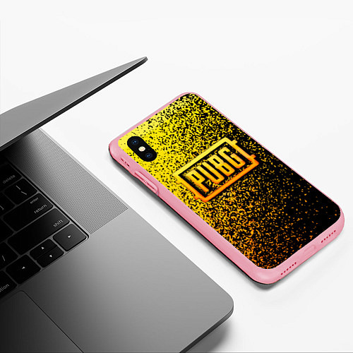 Чехол iPhone XS Max матовый PUBG - ПАБГ ОСКОЛКИ / 3D-Баблгам – фото 3