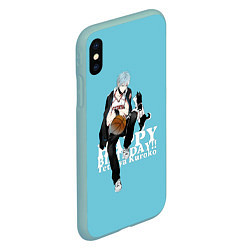 Чехол iPhone XS Max матовый Kuroko Tetsuya, цвет: 3D-мятный — фото 2