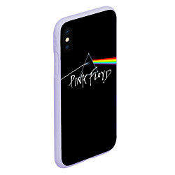 Чехол iPhone XS Max матовый PINK FLOYD - ПИНК ФЛОЙД, цвет: 3D-светло-сиреневый — фото 2