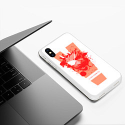 Чехол iPhone XS Max матовый Снейк 5, цвет: 3D-белый — фото 2