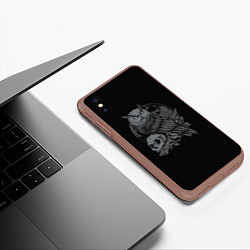 Чехол iPhone XS Max матовый Ночной Дозор Night Watcher, цвет: 3D-коричневый — фото 2