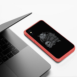 Чехол iPhone XS Max матовый Ночной Дозор Night Watcher, цвет: 3D-красный — фото 2