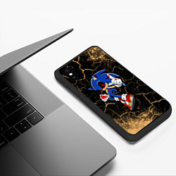 Чехол iPhone XS Max матовый CОНИК ЭКЗЕ Краски, цвет: 3D-черный — фото 2