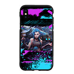 Чехол iPhone XS Max матовый JINX Граффити