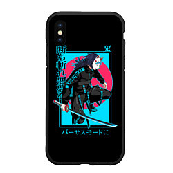 Чехол iPhone XS Max матовый Kisatsutai - Hasira Tomioka