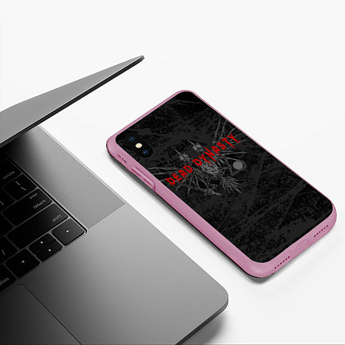 Чехол iPhone XS Max матовый Dead Dynasty Pharaoh Символ / 3D-Розовый – фото 3
