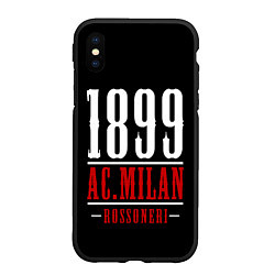 Чехол iPhone XS Max матовый Milan Милан, цвет: 3D-черный