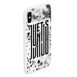 Чехол iPhone XS Max матовый JUVENTUS ЮВЕНТУС - Art, цвет: 3D-белый — фото 2