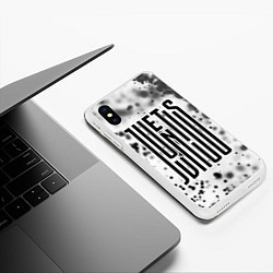 Чехол iPhone XS Max матовый JUVENTUS ЮВЕНТУС - Art, цвет: 3D-белый — фото 2