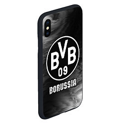 Чехол iPhone XS Max матовый БОРУССИЯ Borussia Art, цвет: 3D-черный — фото 2