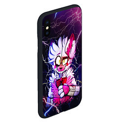 Чехол iPhone XS Max матовый Foxy Five Nights at Freddys, цвет: 3D-черный — фото 2