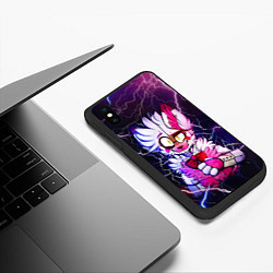 Чехол iPhone XS Max матовый Foxy Five Nights at Freddys, цвет: 3D-черный — фото 2